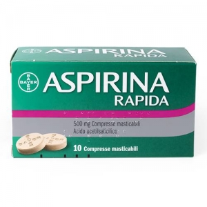 ASPIRINA RAPIDA 500 MG COMPRESSE MASTICABILI