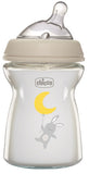 CHICCO BIBERON NAT FEEL VETRO 0M+ 250 ML