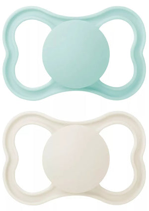 MAM AIR SUCCHIETTO 16+ MESI SILICONE NEUTRO 2 PEZZI