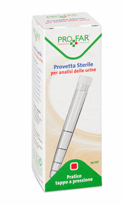 PROVETTA STERILE PER ANALISI DELLE URINE 10 ML PROFAR