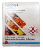 RECOTUSS SEDAT "6,5 MG COMPRESSE MASTICABILI"30 COMPRESSE"