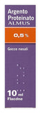 ARGENTO PROTEINATO "0,5% GOCCE NASALI E AURICOLARI, SOLUZIONE"FLACONE 10 ML"