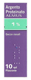 ARGENTO PROTEINATO "1% GOCCE NASALI E AURICOLARI, SOLUZIONE"FLACONE 10 ML"