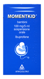 MOMENTKID BAMBINI 100 MG/5 ML SOSPENSIONE ORALE FLACONE 150 ML CON SIRINGA DOSATRICE