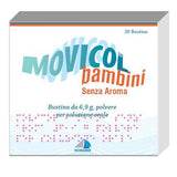 MOVICOL BAMBINI 6,9 G POLVERE PER SOLUZIONE ORALE SENZA AROMA 20 BUSTINE LDPE/AL/LDPE/CARTA