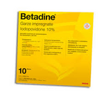 BETADINE 10% GARZE IMPREGNATE 10 GARZE