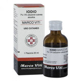 IODIO SOL ALCO I MV "7%/5% SOLUZIONE CUTANEA ALCOOLICA"1 FLACONE 25 ML"