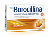 NEOBOROCILLINA ANT OR 6,4 MG + 52 MG PASTIGLIE GUSTO ARANCIA, 16 PASTIGLIE IN BLISTER AL/PVC