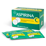 ASPIRINA C 400 MG COMPRESSE EFFERVESCENTI CON VITAMINA C 20 COMPRESSE IN STRIP AL/PE/CARTA-PE/AL/SURLYN