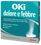 OKI DOLORE E FEBBRE 25 MG COMPRESSE EFFERVESCENTI 12 COMPRESSE IN BUSTINA PAP/PE/AL/PE