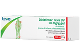 DICLOFENAC TEVA 10 MG/G GEL 1 TUBO IN AL DA 120 G