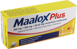 MAALOX PLUS 200 MG + 200 MG + 25 MG COMPRESSE MASTICABILI 30 COMPRESSE