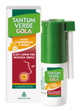 TANTUM VERDE GOLA 0,25% SPRAY PER MUCOSA ORALE GUSTO CAMOMILLA E MIELE 1 FLACONE PE CON POMPA DOSATRICE DA 15 ML