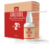 CAREXIDIL 2% SPRAY CUTANEO SOLUZIONE, 1 FLACONE IN HDPE DA 60 ML DOTATO DI POMPA DOSATRICE