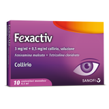 FEXACTIV 3 MG/ML + 0,5 MG/ML COLLIRIO, SOLUZIONE 10 CONTENITORI MONODOSE LDPE DA 0,5 ML