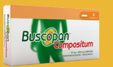 BUSCOPAN COMPOSITUM 10 MG + 800 MG SUPPOSTE 6 SUPPOSTE