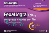 FEXALLEGRA 120 MG COMPRESSE RIVESTITE CON FILM 10 COMPRESSE IN BLISTER PVC/PVDC/AL
