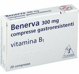 BENERVA 300 MG COMPRESSE GASTRORESISTENTI 20 COMPRESSE