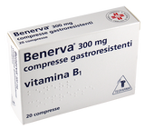 BENERVA 300 MG COMPRESSE GASTRORESISTENTI 20 COMPRESSE