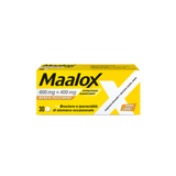 MAALOX 400 MG+ 400 MG COMPRESSE MASTICABILI SENZA ZUCCHERO AROMA LIMONE 30 COMPRESSE