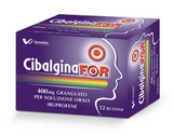 CIBALGINAFOR 400 MG GRANULATO PER SOLUZIONE ORALE IN BUSTINA 12 BUSTINE IN CARTA/PE/AL/SURLYN