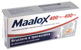 MAALOX 400 MG + 400 MG COMPRESSE MASTICABILI 40 COMPRESSE