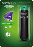 NICORETTEQUICK 1MG/EROGAZIONE SPRAY OROMUCOSALE, SOLUZIONE DA 150 DOSI IN EROGATORE