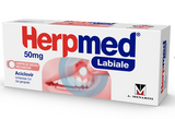 HERPMED LABIALE 50MG COMPRESSE BUCCALI MUCOADESIVE, 2X1 COMPRESSE IN BLISTER  MONODOSE AL/AL
