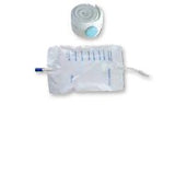 SACCA RACCOGLI URINA DA GAMBA PER INCONTINENZA IN PVC 750 ML TUBO RACCORDO DIRITTO 30 CM+RUBINETTO SCARICO+VALVOLA ANTIREFLUSSO+2 FASCE A BOTTONI 10 PEZZI