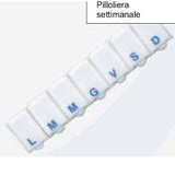 PILLOLIERA SETTIMANALE PLASTICA