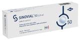 SIRINGA INTRA-ARTICOLARE SINOVIAL 50 ACIDO IALURONICO SALE SODICO 2% 50MG/2,5ML 2,5ML + AGO 21 GAUGE