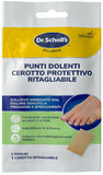 SCHOLL PUNTI DOLENTI CEROTTO PROTETTIVO RITAGLIABILE DOPPIO SPESSORE PER CALLI E DURONI 1 PEZZO