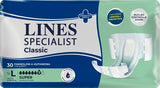 PANNOLONE A MUTANDA LINES SPECIALIST CLASSIC SUPER MG 30 PEZZI
