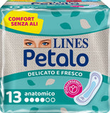 LINES PETALO BLU ASSORBENTE ANATOMICO 13 PEZZI