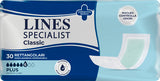 PANNOLONE RETTANGOLARE LINES SPECIALIST CLASSIC SENZA BARRIERA 30 PEZZI