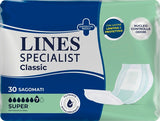 PANNOLONE LINES SPECIALIST CLASSIC SAGOMATO SUPER 30 PEZZI