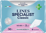 TRAVERSA PER INCONTINENZA LINES SPECIALIST CLASSIC NON STERILE 40X60 CM 30 PEZZI