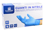 GUANTI NITRILE SENZA POLVERE MEDIUM 100 PEZZI GAMMADIS