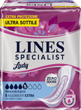 ASSORBENTI PER INCONTINENZA LINES SPECIALIST LADY 8 EXTRA 8 PEZZI