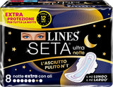 LINES SETA ULTRA ASSORBENTI NOTTE 8 PEZZI