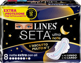 LINES SETA ULTRA ASSORBENTI EXTRA DWCT 8 PEZZI