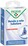 BENDA A RETE ELASTICA OMBELICALE 3 M TESI + 3 GARZE CALIBRO 6 PROFAR