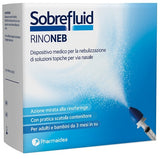 SOBREFLUID RINONEB DISPOSITIVO NEBULIZZATORE + SIRINGA LUER  LOCK DA 50 ML + AGOCANNULA PER PRELIEVO SOLUZIONE