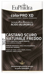EUPHIDRA COLORPRO XD 307 CASTANO SCU NATURALE F COLORE + ATTIVANTE + BALSAMO + CUFFIA + GUANTI