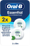 ORAL-B ESSENTIAL FILO INTERDENTALE CERATO MENTA 2 PEZZI DA 50 M