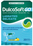 DULCOSOFT GO SENZA ZUCCHERO SENZA GLUTINE SENZA LATTOSIO GUSTO LIMONE 20 BUSTINE DA 20 ML
