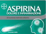 ASPIRINA DOLORE E INFIAMMAZIONE 500 MG COMPRESSE RIVESTITE