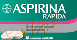 ASPIRINA RAPIDA 500 MG COMPRESSE MASTICABILI