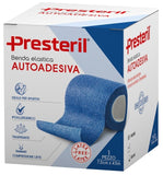 BENDA ELASTICA AUTOADESIVA LATEX FREE PRESTERIL CM 7,5X4,5 MTESI BLU
