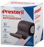 BENDA ELASTICA AUTOADESIVA LATEX FREE PRESTERIL CM 7,5X4,5 MTESI NERO